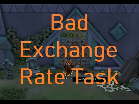 Runescape 3 "Bad Exchange Rate" Achievement Task Guide