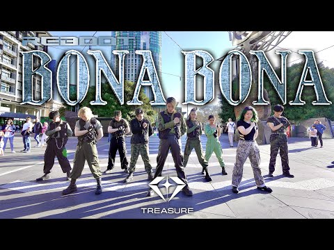 [KPOP IN PUBLIC] TREASURE(트레저) - BONA BONA + Karaoke Challenge | Dance Cover by Bias Dance Australia