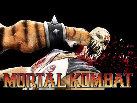 Mortal Kombat - Kintaro's Xray on all fighters