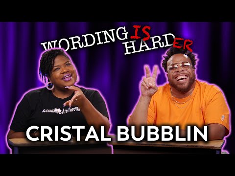 Cristal Bubblin Vs Tahir Moore - WORDING IS HARDER!