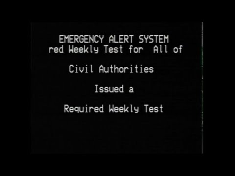 EAS #52: EAS Required Weekly Test- Sep. 8, 2014- 11:01AM PDT