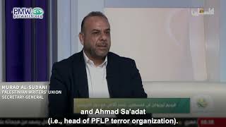 Writers' union head glorifying terrorists