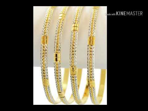 Jewellery designs of bangles from HAFSAH JEWELLERS
