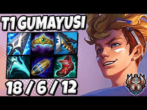 T1 Gumayusi Ezreal ADC vs Jhin - Patch 11.24 Korea Challenger ✅