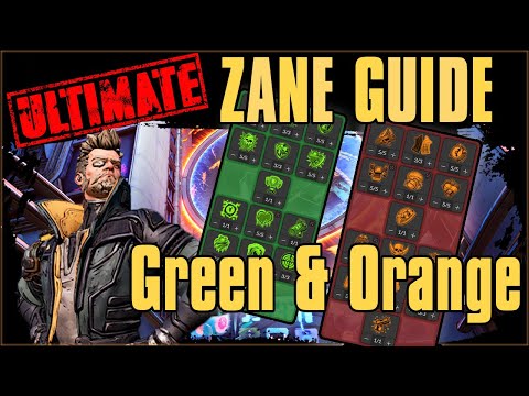 The Trees That Define Your Build - ULTIMATE Zane Guide Part 3: Green & Orange Skill Trees