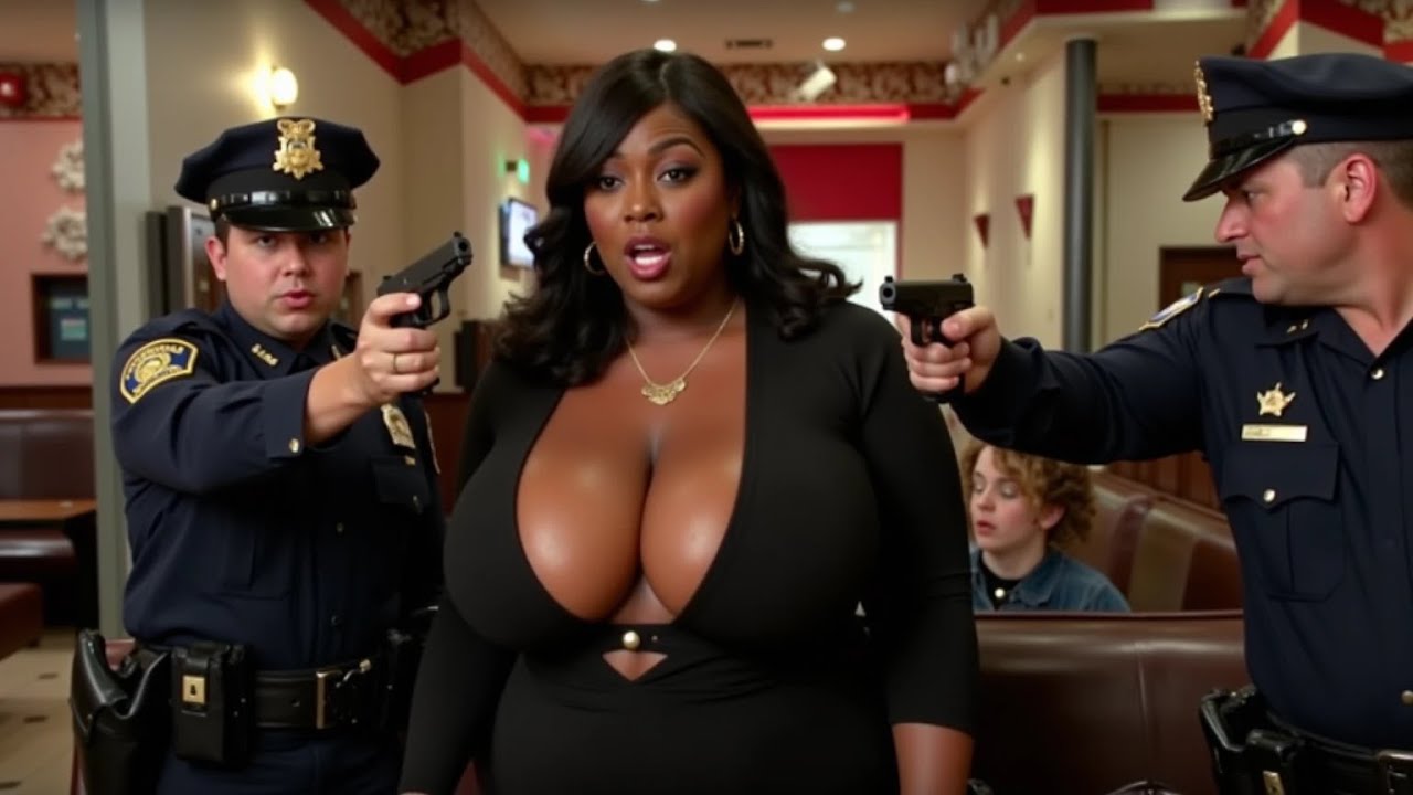 JUÍZA NEGRA GORDA É ABORDADA POR POLICIAIS RACISTAS FORA DO PAÍS, E ELA PRECISA BALEAR UM DELES