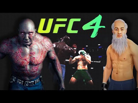 Drax Destroyer vs. Old Bruce Lee - EA sports UFC 4