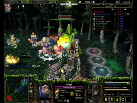 Pudge Kills Fountain  No Maphack