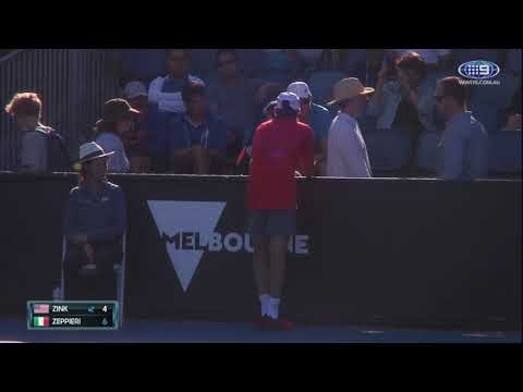 AO Highlights: Zink v Zeppieri - Round 1/Day 6 | Wide World Of Sports