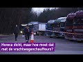 Truckers krijgen eten in cabine bezorgd