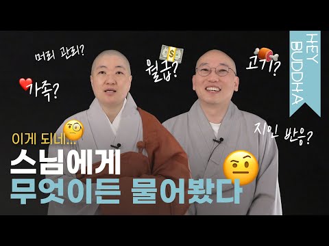 머리? 수입? 솔직히 다들 한 번쯤 궁금했잖아! | HEY BUDDHA 2화
