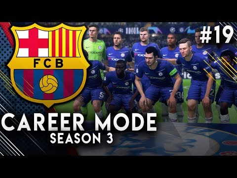 FIFA 19 Barcelona Career Mode EP19 - Chelsea At The Stamford Bridge!! La Liga Winners?!