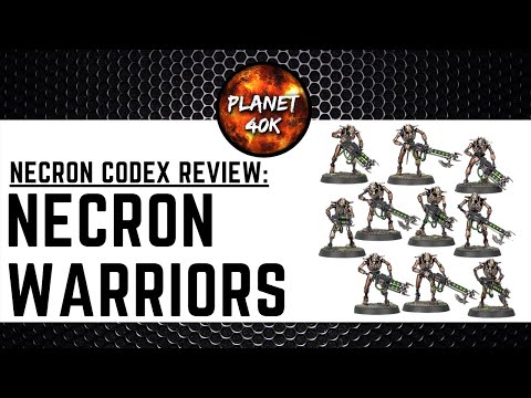 Necron WARRIORS Review / Tactics  - 9th Edition Codex - Warhammer 40k
