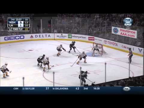Game #567 Nashville Predators @ Los Angeles Kings 7-6 (OT) Highlights (03.01.2015)
