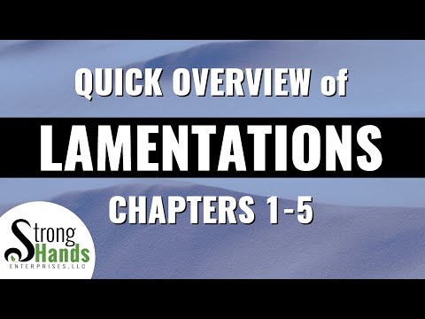 What is the meaning of Jeremiah? Quick Overview of Lamentations