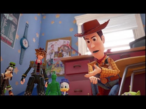 KINGDOM HEARTS III – D23 2017 Toy Story Trailer Video