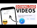 How To Download Videos From Safari Browser In IPhone I Safari Browser Download Videos On IPhone