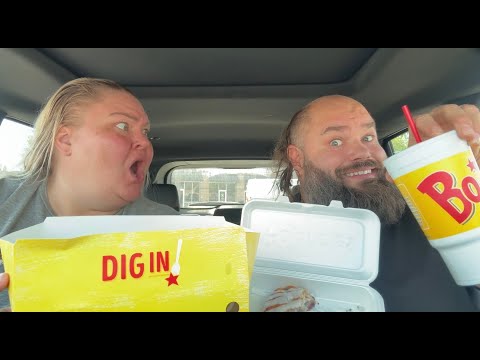 Bojangles Mukbang (ROBOT takes our order!!!)