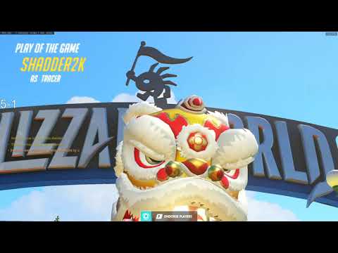 SHADDER2K INSANE TRACER AND SOLDIER 76 GAMEPLAY! [ OVERWATCH SEASON 24 TOP 500 ]