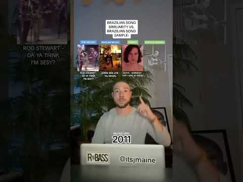 Brazilian Song Similarity Vs. Song Sample: Gotye & Rod Stewart #shorts #gotye #sample