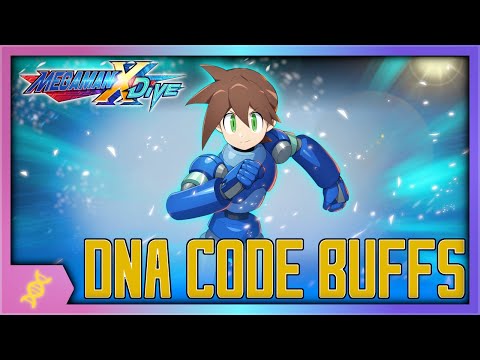 Mega Man Volnutt 5* DNA Code Buffs Showcase - Mega Man X DiVE