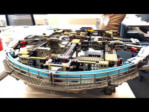Building the LEGO Millennium Falcon in record time