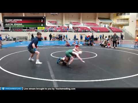63-65 Lbs Round 1 - Austin Jenkins, Madison Youth Wrestling Vs Elijah Lemmon, North Carolina Bf32