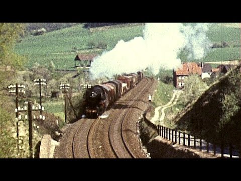 Dampf-Güterzüge in Ottbergen - Class 44 steam freight trains in 1974