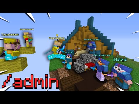 7 YOUTUBER sonoyuncu'da ADMİN TROLL YAPTIK! Minecraft Bed Wars