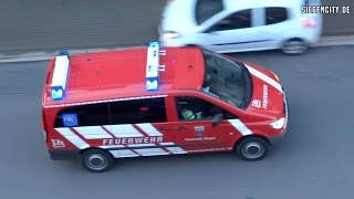 preview picture of video 'Einsatzfahrten von Feuerwehr, Polizei und Rettungsdienst - Siegen - November 2014'