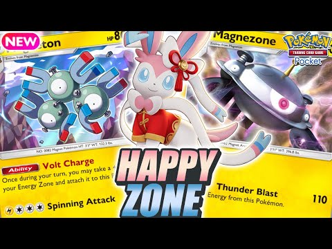 LIGHTNING FAST DRAW ! SYLVEON EX Makes MAGNEZONE Super Consistent ! - Pokemon TCG Pocket