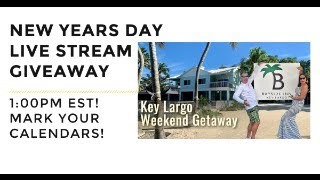 New Years Day Giveaway for Key Largo Weekend Getaway!