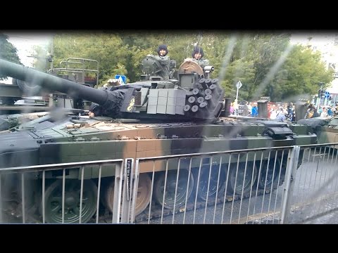 Z innej beczki- Gazowanie czołgiem PT-91 ;-) Gazuuu :)