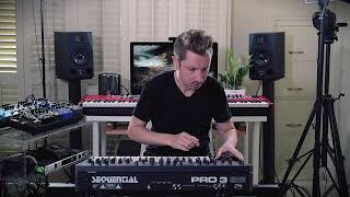 Video thumbnail for electronic improvisation using the Sequential Pro 3 sequencer by Julian "J3PO" Pollack
