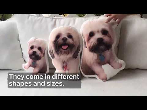 Pet Memorial Ideas-Custom Pet Shaped Pillow