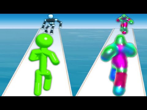 TALL MAN RUN  vs BLOB RUNNER 3D - Double Game