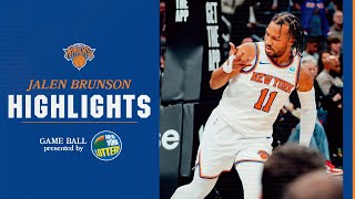 [高光] Jalen Brunson  50 Pts VS Suns