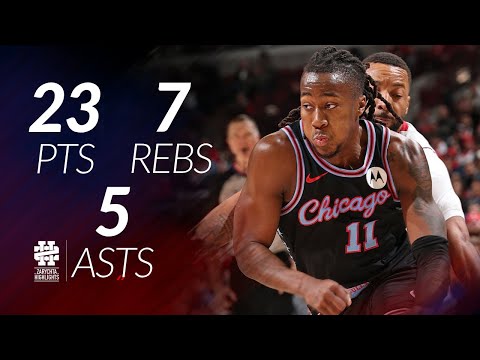 Ayo Dosunmu 23 pts 7 rebs 5 asts vs Heat 2526 season