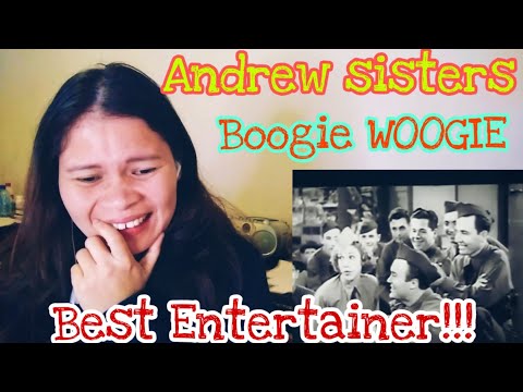 THE ANDREW SISTERS BOOGIE WOOGIE BUGLE BOY - REACTION
