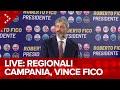 LIVE Elezioni Regionali Campania Il Discorso Di Roberto Fico Diretta Video