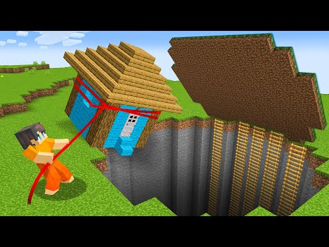 Using SECRET ROOMS to Steal My Friend’s Base