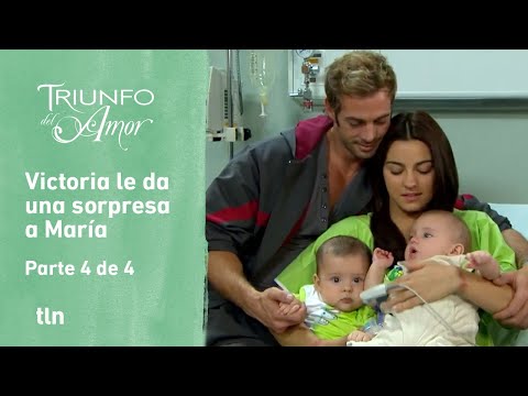 Triunfo del amor 4/4: Victoria le lleva a sus hijos a María al hospital | C-153 | tlnovelas