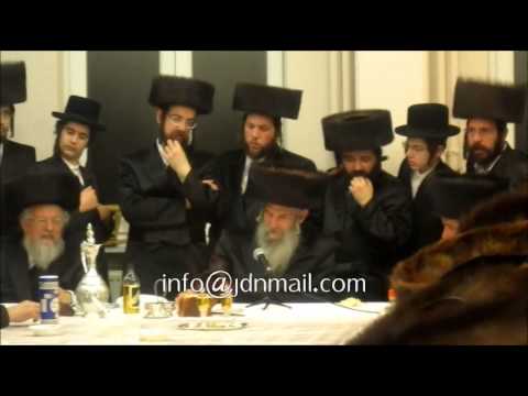 Slonim Rebbe In Antwerp - Teves 5773