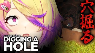 【A Game About Digging A Hole】話題の穴を掘りまくる中毒ゲーやってみる!!!
