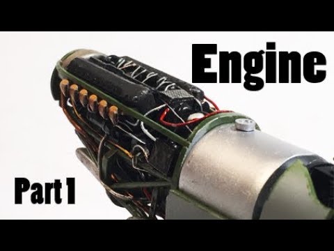 Spitfire Mk.XVI || ICM 1/48 || part 1 - Engine and fuel tank || Step by step video build ||