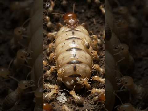 Tazama malikia wa mchwa anavyozaa #mchwa #malikia #wildlife #didyouknow #facts #umman #mahana #ants