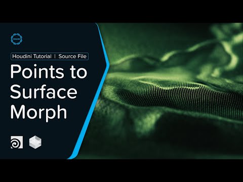 Points to Surface Morph in Houdini & Redshift