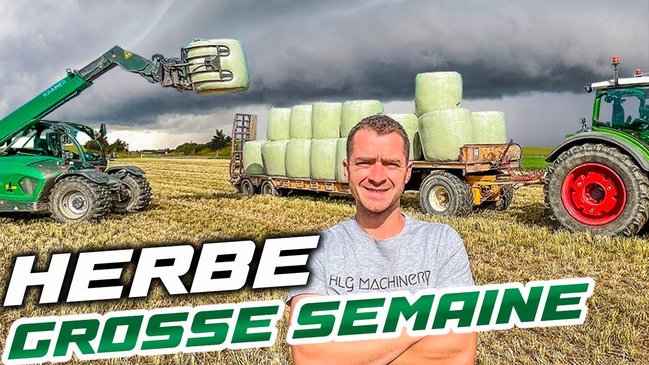SUIVEZ-MOI UNE SEMAINE À LA FERME ( récolte de l’herbe )