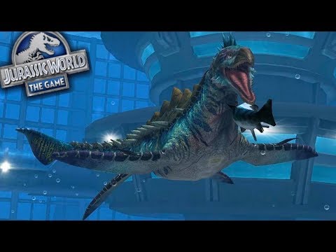 LEPTOSTEGA LEVEL 40 - NEW AQUATIC HYBRID MAXED |Jurassic World The Game|Ep 241