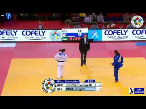 Gyeong-Mi Jeong (KOR) - Brigitte Rose (SEY) [-78kg]